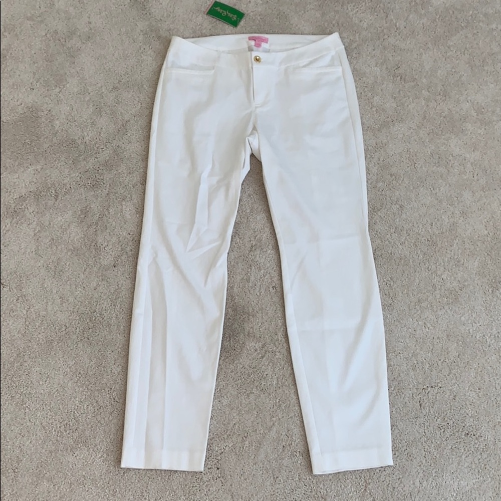 NWT Kelly Dinner Pant Resort White 10
